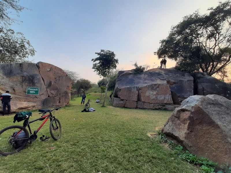 Outdoor Bouldering in New Delhi at Sanjay Van